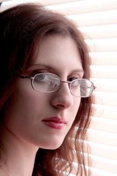 Beautiful brunette Stock Photos