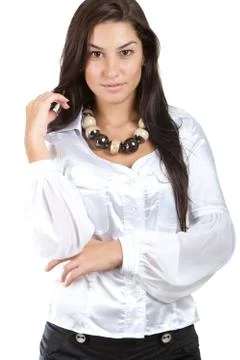 Beautiful Brunette Stock Photos