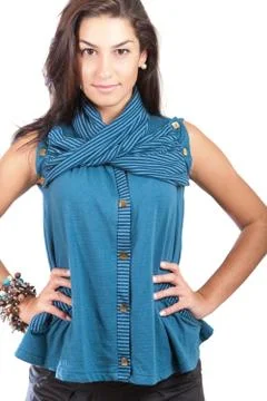 Beautiful Brunette Stock Photos