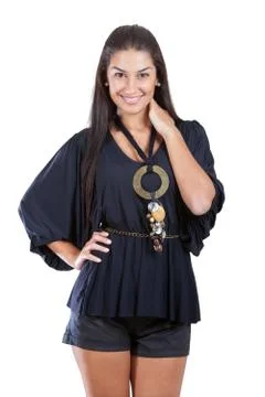 Beautiful Brunette Stock Photos