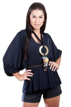 Beautiful Brunette Foto stock