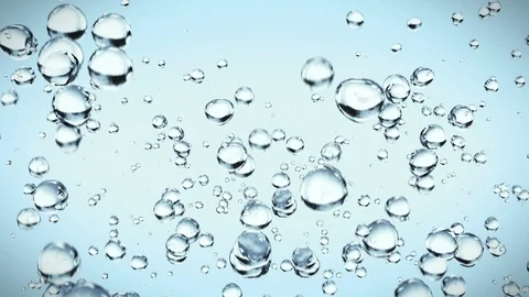 Beautiful Bubles Motion Loop with Alpha matte 4K.Realistic with Macro camera Stock Footage 122356285