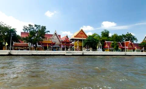Beautiful Buddhist temple Stock Photos