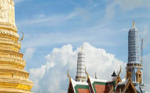 Beautiful Buddhist temple Stock Photos