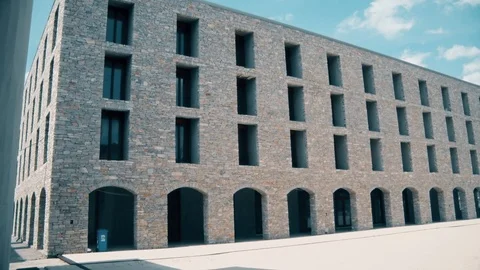 Beautiful Building in the City Center 스톡 동영상 94904792
