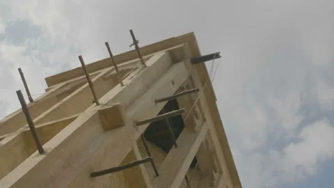 Beautiful building in Dubai Stock Footage 94272200