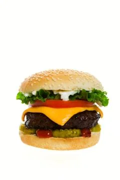 Beautiful burger Stock Photos