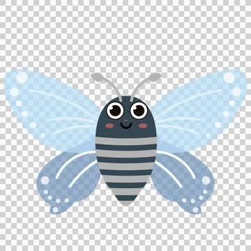 Beautiful butterfly element Design Stock Illustration