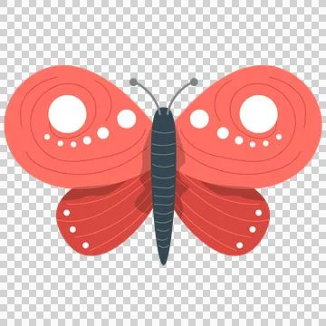 Beautiful butterfly element Design Stock Illustration