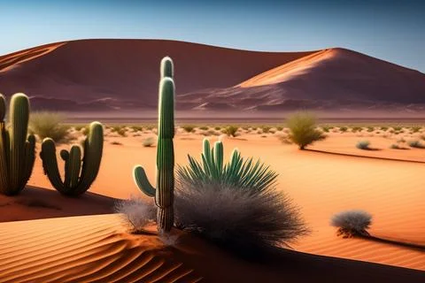 Beautiful cactus Illustrazione stock