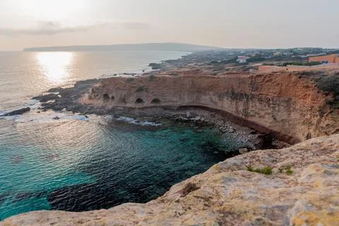 Beautiful Cala d en Baster on the island of Formentera in the Balearic Island Stock Photos