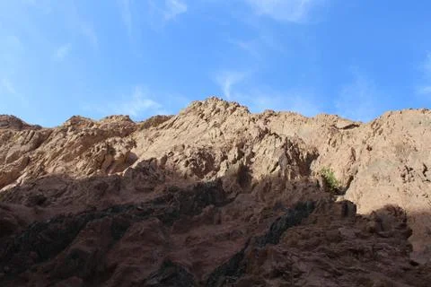 Beautiful canyon in Egypt. Stock Photos