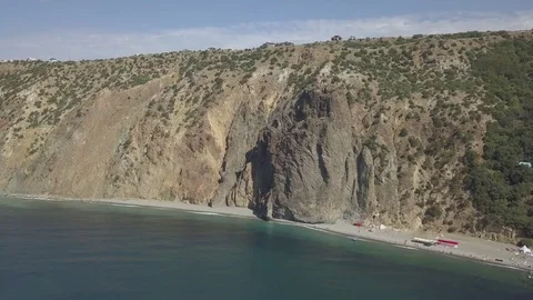 The beautiful Cape Fiolent. Stock Footage 79477725