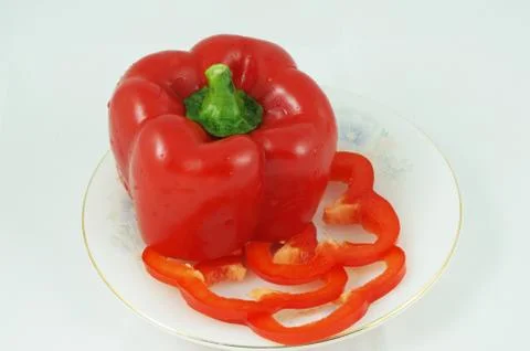 The beautiful capsicum Stock Photos
