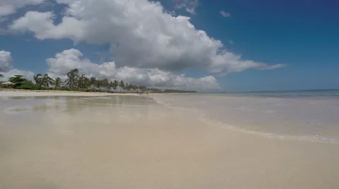 Beautiful caribbean beach Stock Footage 54628501