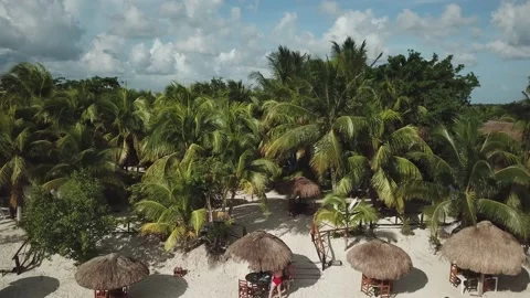 Beautiful Caribbean Beach Stock Footage 157143645