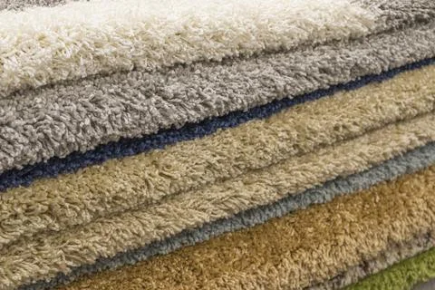 Beautiful carpet texture close-up as a background Stock-Fotos