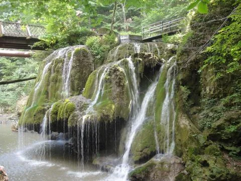 Beautiful cascade Stock Photos