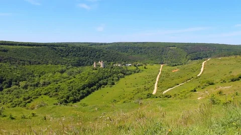 Beautiful castle Stock Footage 76831080