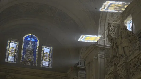 Beautiful Cathedral Ceiling Video stock 97122467