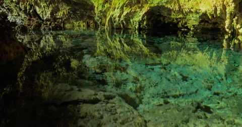 Beautiful cave Stock Footage 145204334