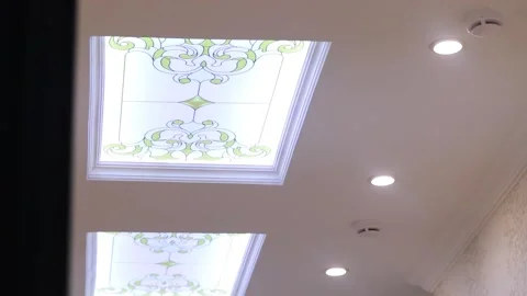 Beautiful ceiling Stock Footage 155960885