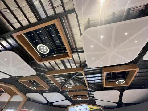 Beautiful ceiling in a mall Stock Photos