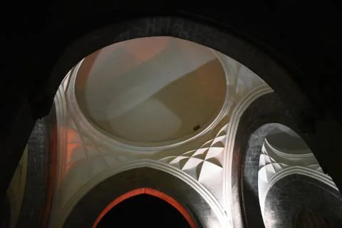Beautiful ceiling structure in Gateway of India Stock Photos