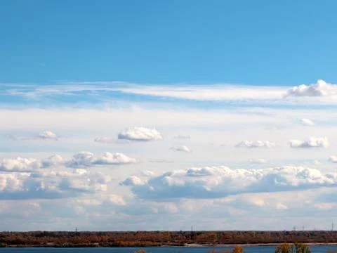 Beautiful celestial landscape Stock Photos