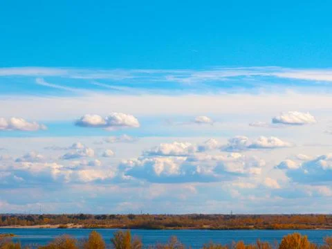 Beautiful celestial landscape Stock Photos