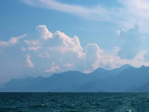Beautiful celestial landscape Stock Photos