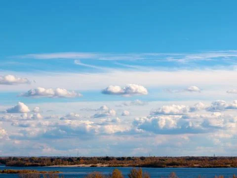 Beautiful celestial landscape Stock Photos