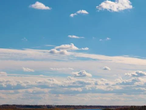 Beautiful celestial landscape Stock Photos