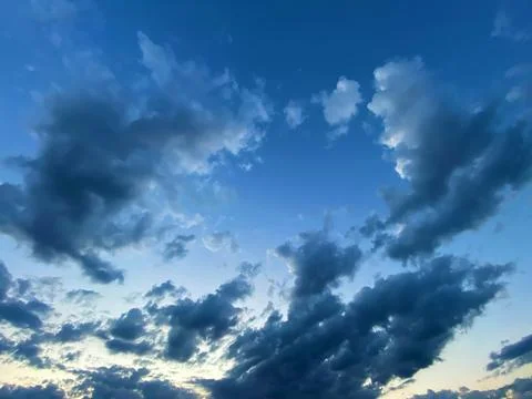 A beautiful celestial landscape Stock Photos
