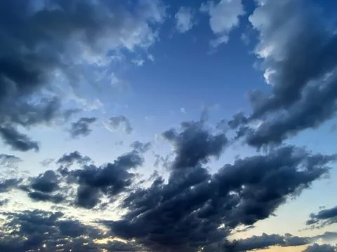 A beautiful celestial landscape Stock Photos