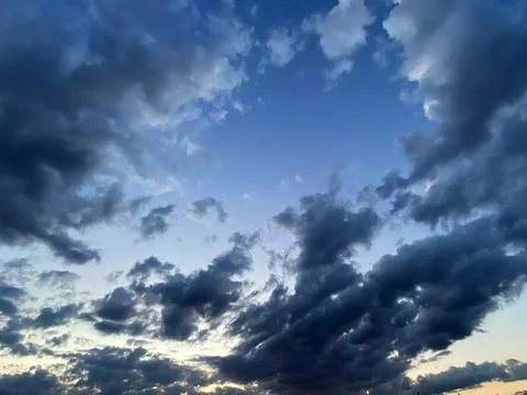 A beautiful celestial landscape Stock Photos