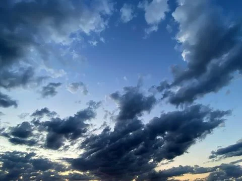 A beautiful celestial landscape Stock Photos