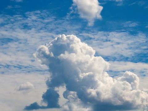 A beautiful celestial landscape Stock Photos