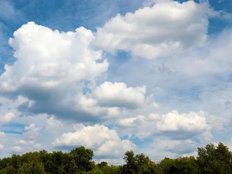 A beautiful celestial landscape Stock Photos