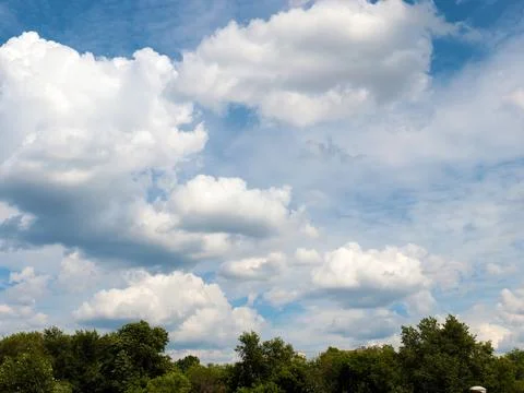 A beautiful celestial landscape Stock Photos