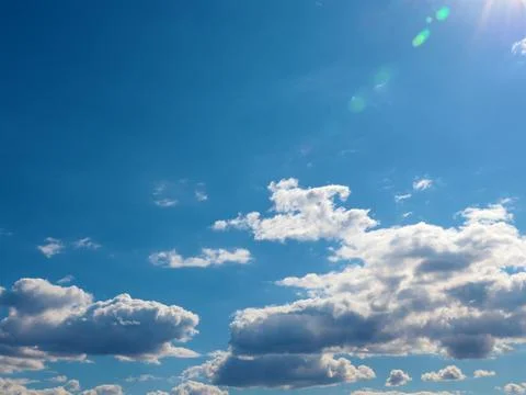 A beautiful celestial landscape Stock Photos