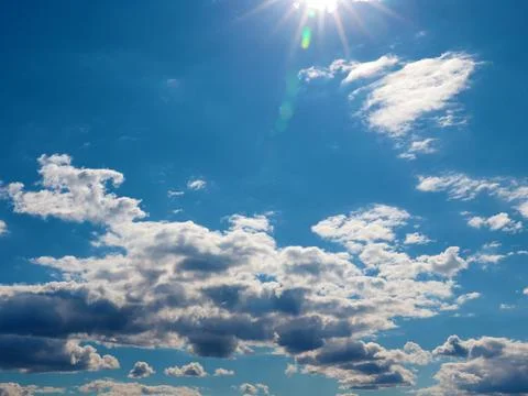 A beautiful celestial landscape Stock Photos