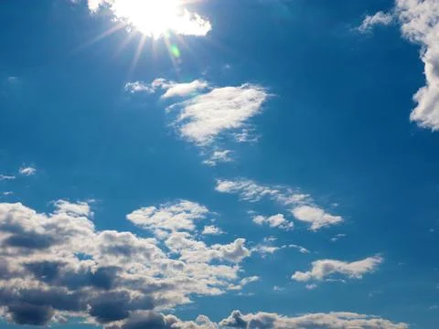 A beautiful celestial landscape Stock Photos