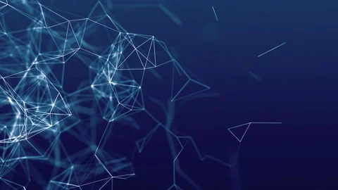 Beautiful cg generated 3d seamless loop abstract background with geometry lines Video stock 74919317