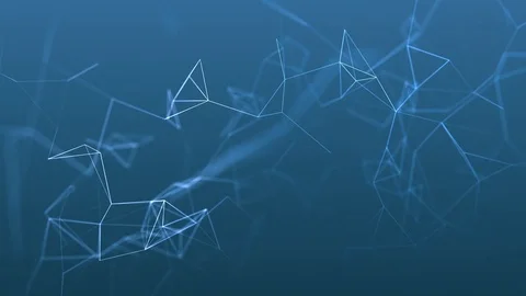 Beautiful cg generated 3d seamless loop abstract background with geometry lines Video stock 74941088