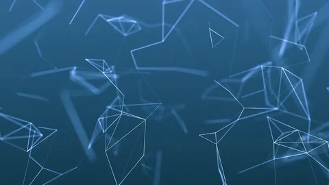 Beautiful cg generated 3d seamless loop abstract background with geometry lines Stock Footage 74954636