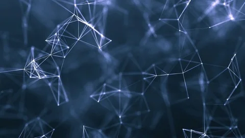 Beautiful cg generated 3d seamless loop abstract background with geometry lines Video stock 74981947