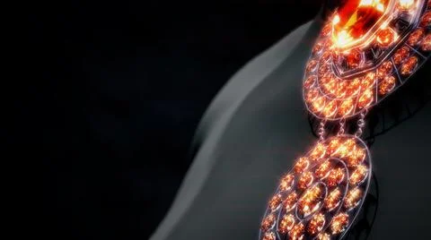 Beautiful chaplet with red ruby gem stones on female mannequin Stockillustratie