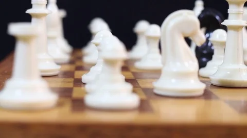 Beautiful chess Stock Footage 77279015