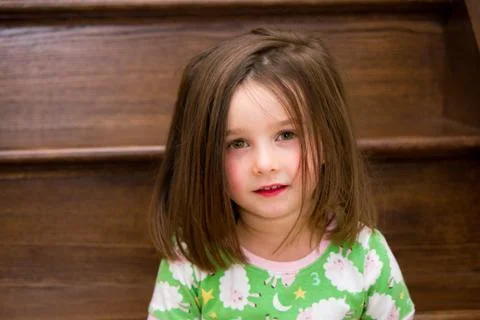 Beautiful child posing Stock Photos